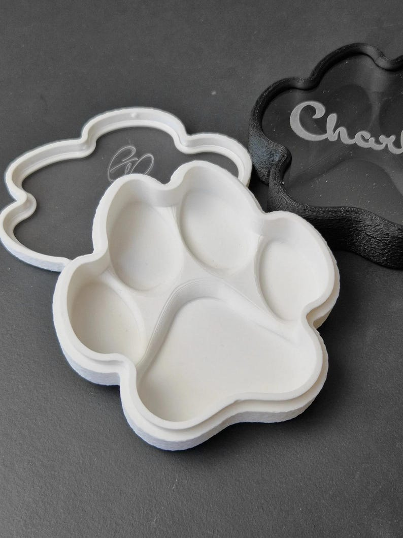 Souvenir personnalisé en fourrure d’animal de compagnie en forme de patte - Amoureux des animaux