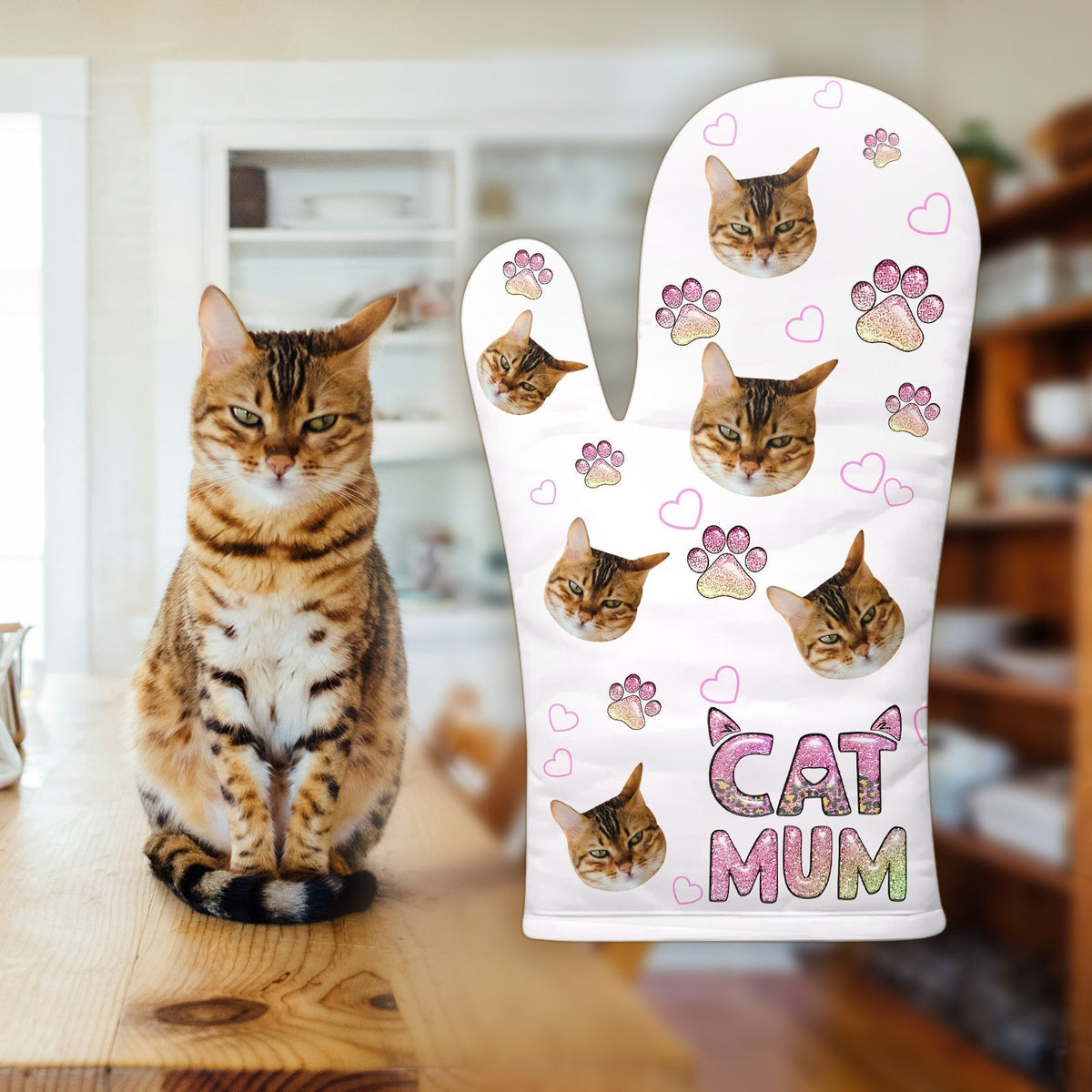 Amoureuse des animaux - Maman chien/chat - Manique personnalisée