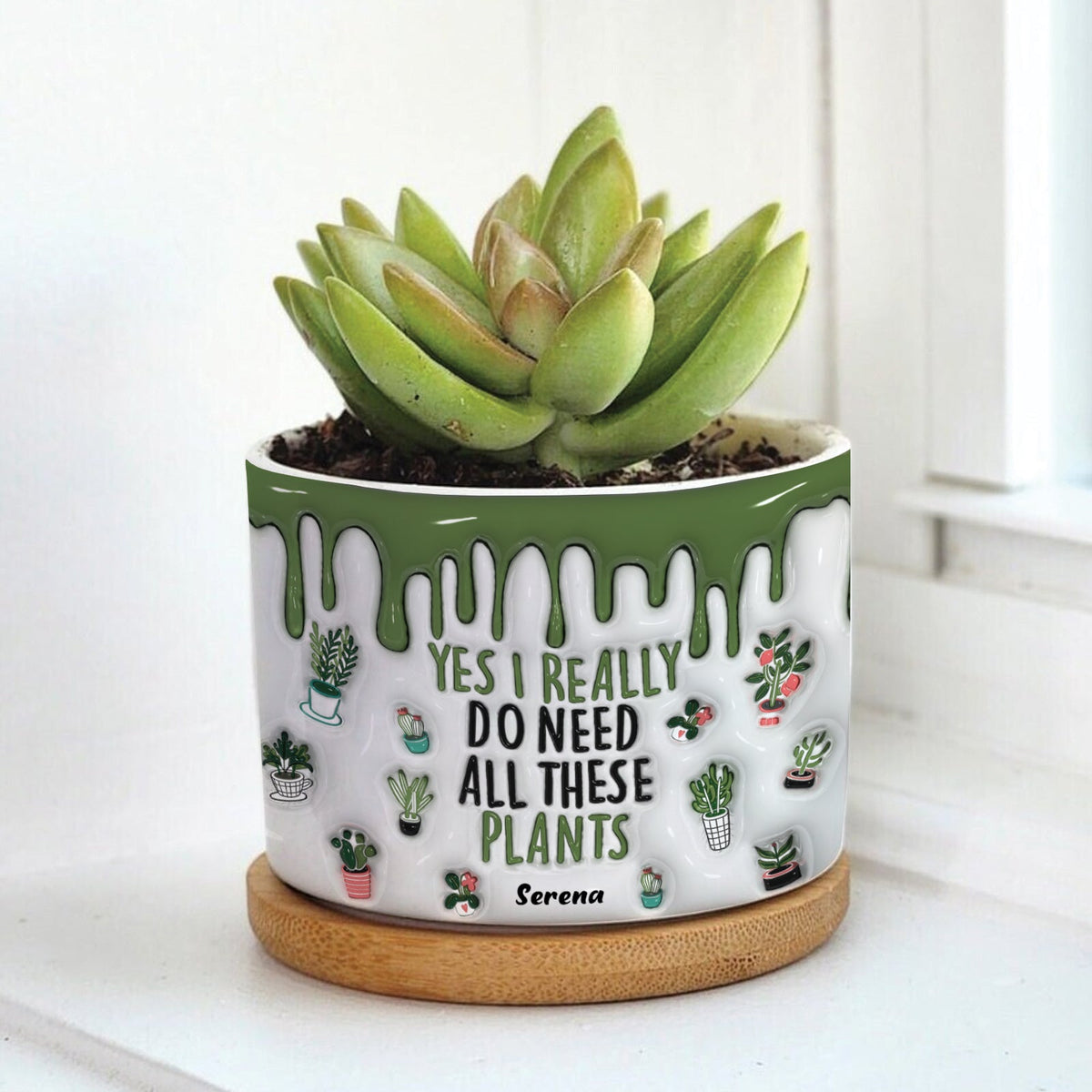 Plant Lovers - Yes I Really Do Need All These Plants -Personalized 3D Inflate Plant Pot