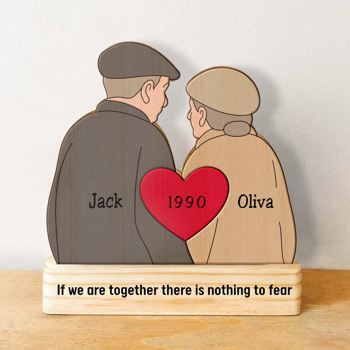 Couple - De notre premier baiser jusqu'à notre dernier souffle - Puzzle personnalisé