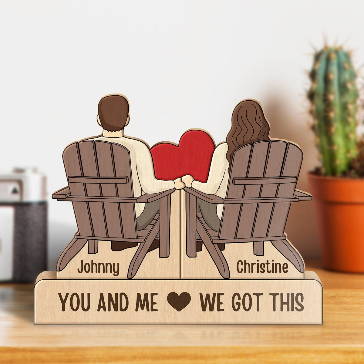 Couple - Toi et moi, on peut le faire - Puzzle personnalisé