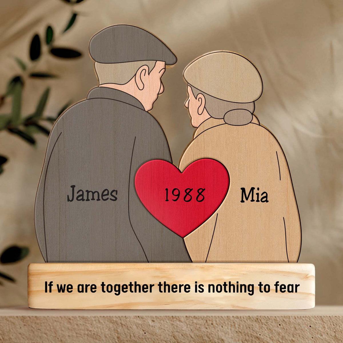Couple - De notre premier baiser jusqu'à notre dernier souffle - Puzzle personnalisé
