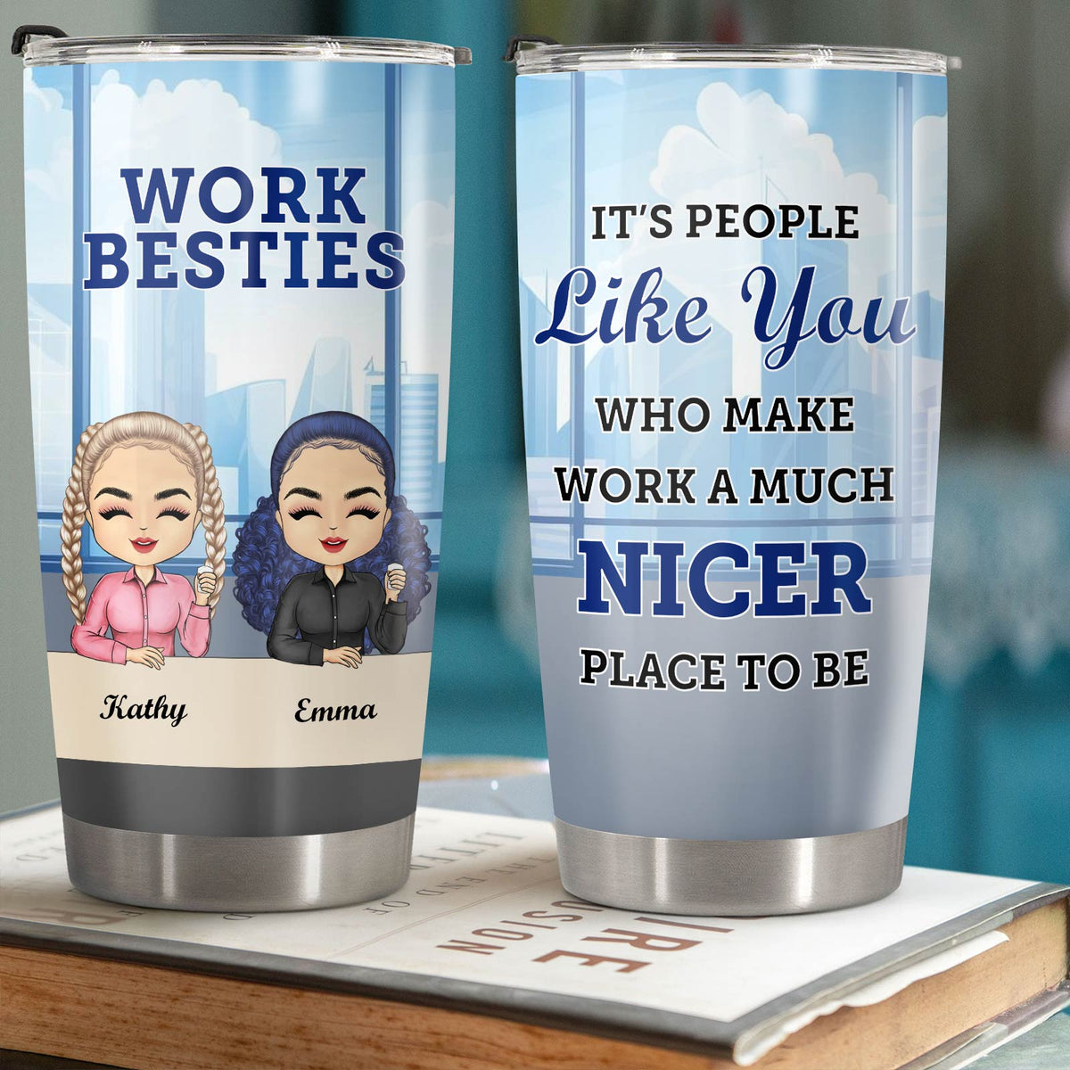 Co-Worker - Work Besties - Personalized Tumbler