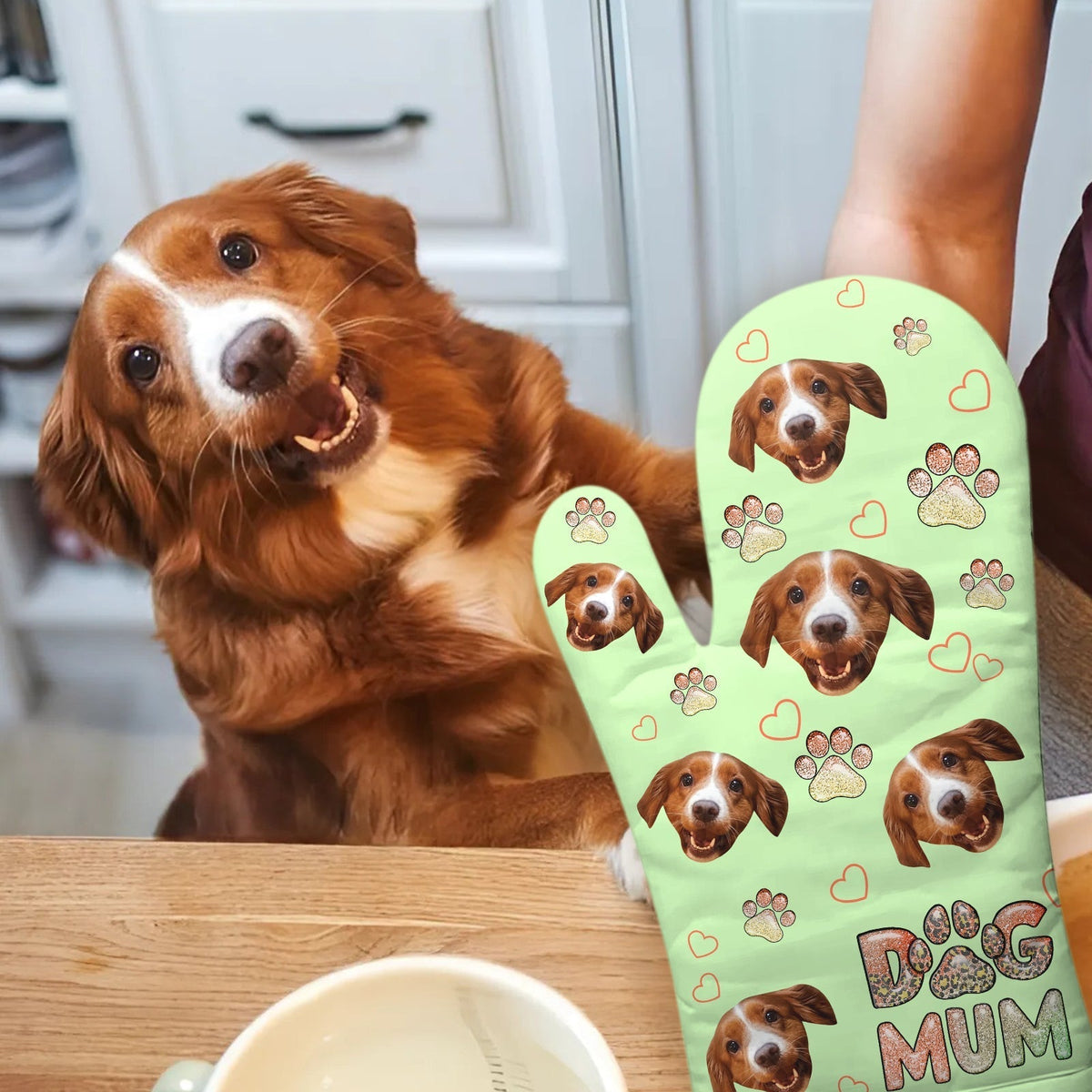 Amoureuse des animaux - Maman chien/chat - Manique personnalisée