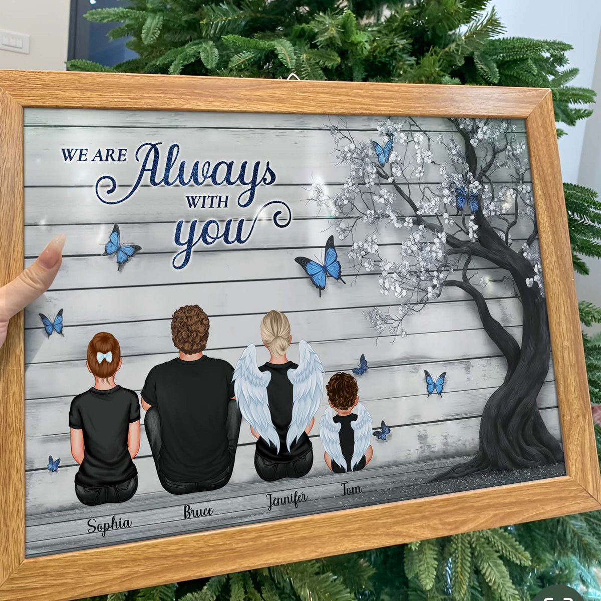 Family - We Are Always With You - Personalized Poster