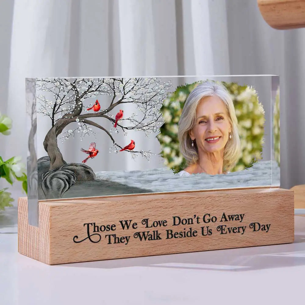 Famille - Souvenir familial « Je suis toujours avec vous » - Lampe LED personnalisée