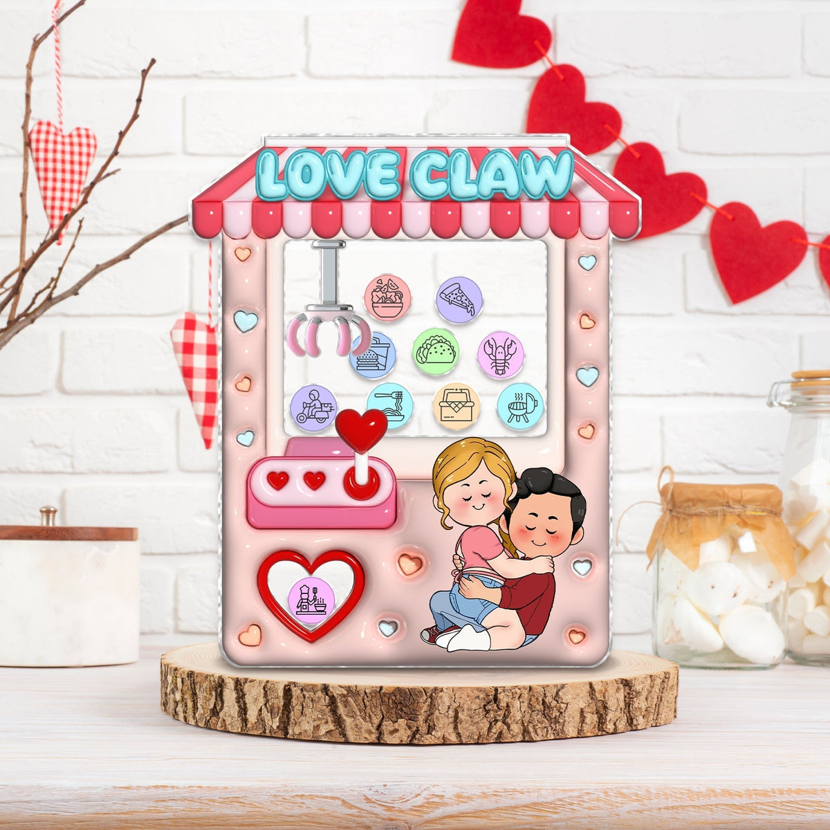 Couple - Love Claw - Personalized Shaking Board Game