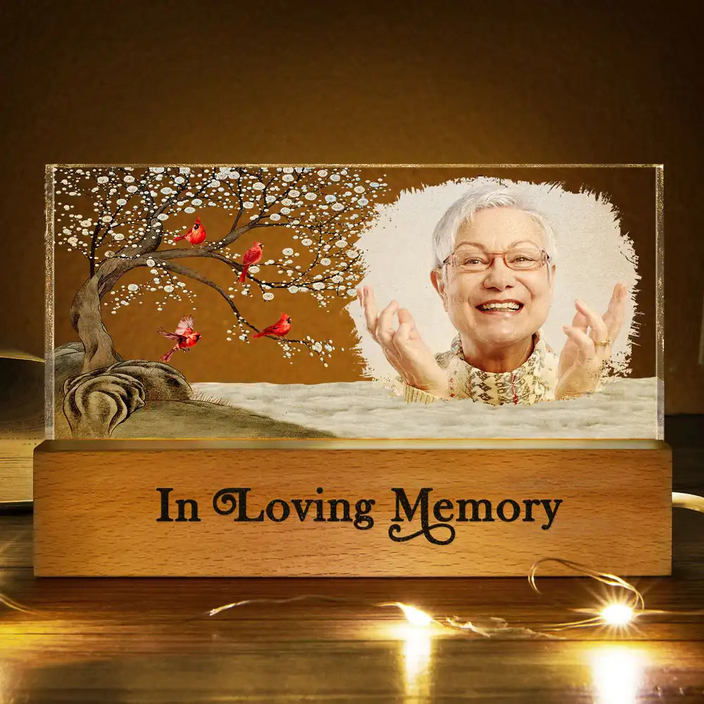 Famille - Souvenir familial « Je suis toujours avec vous » - Lampe LED personnalisée