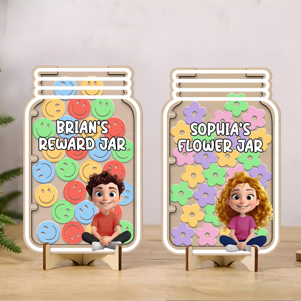 Family - Little Wins Jar - Personalized Reward Jar