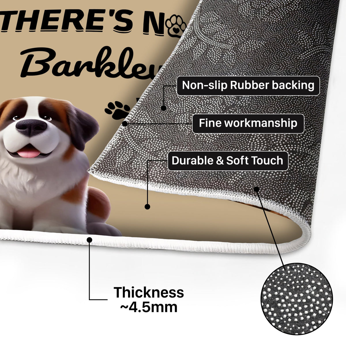 Pet Lover - Humans Also Live With Us - Personalized Pet Doormat