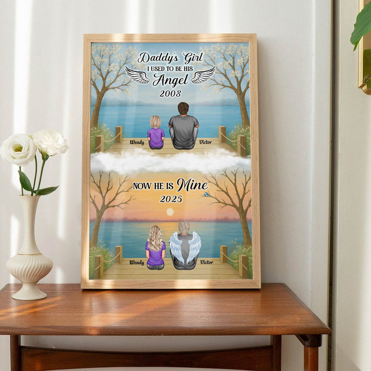 Family - Daddy's Girl - Personalized Poster