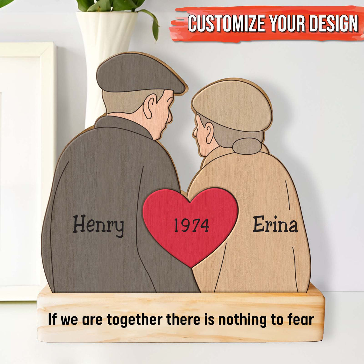 Couple - De notre premier baiser jusqu'à notre dernier souffle - Puzzle personnalisé