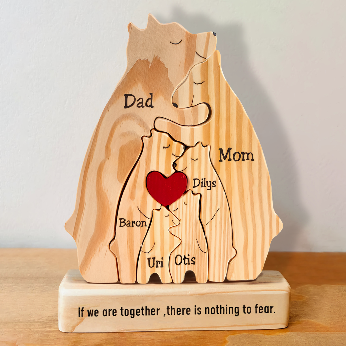 Famille - Ours de la famille - Puzzle personnalisé ( Ver 2 )