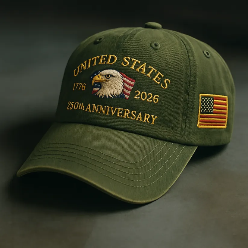 U.S. 250th Anniversary Hat - Vintage Printed Casual