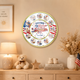 My First 4th of July Baby Clock, Personalized First Year Milestone Keepsake, Patriotic Baby Gift, Nursery Decor