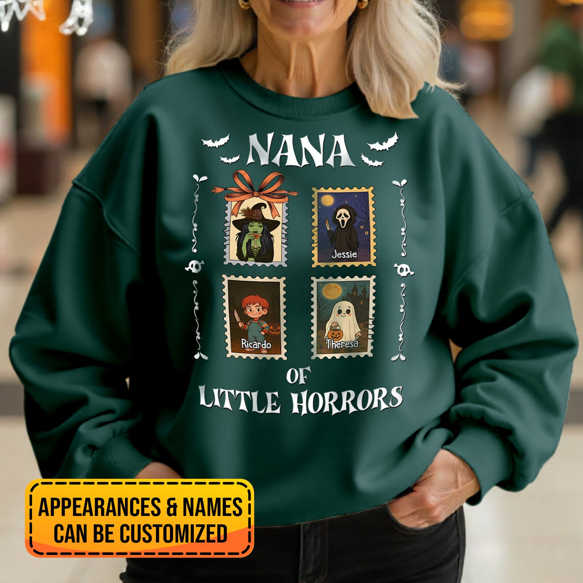 Grandma Halloween Shirt Of Little Horrors