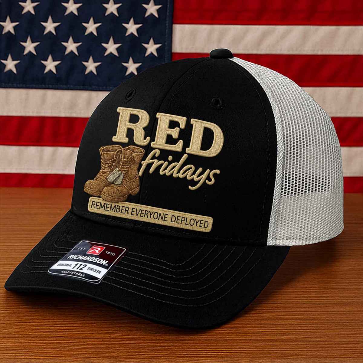 Red Friday All-Over Print Camouflage Apparel Set
