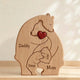 Personalized Family Wooden Puzzle – Bear Family