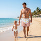 Funny Baby Diaper Men's Swim Trunks – Novelty Beach Shorts, Father's Day Gift