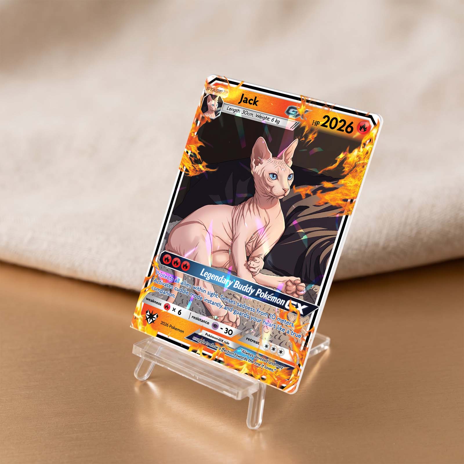 Custom Your Pet as a Pokemon Card, Pet as Pokemon Card, Personalized Anime Dog Portrait, Pet Lover Gift, Pet memorial, Dog Gift, Cat Gift
