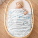 Personalized Birth Stats Fleece Blanket – Custom Baby Name & Newborn Details Gift