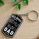 Father's Day Gift, Hidden Message for Dad, Father, Grandpa, Papa - Personalized Acrylic Keychain
