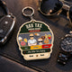 Dad Tax Shaking Keychain - Personalized Father's Day Gift for Dad, Father, Grandpa & Papa, Custom Acrylic Keychain