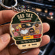 Dad Tax Shaking Keychain - Personalized Father's Day Gift for Dad, Father, Grandpa & Papa, Custom Acrylic Keychain
