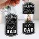 Father's Day Gift, Hidden Message for Dad, Father, Grandpa, Papa - Personalized Acrylic Keychain