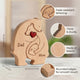 Personalized Family Wooden Puzzle – Bear Family