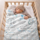 Personalized Birth Stats Fleece Blanket – Custom Baby Name & Newborn Details Gift