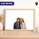 Personalized Wooden Light Up Photo Frame – In Memory of Grandpa, LED Frame