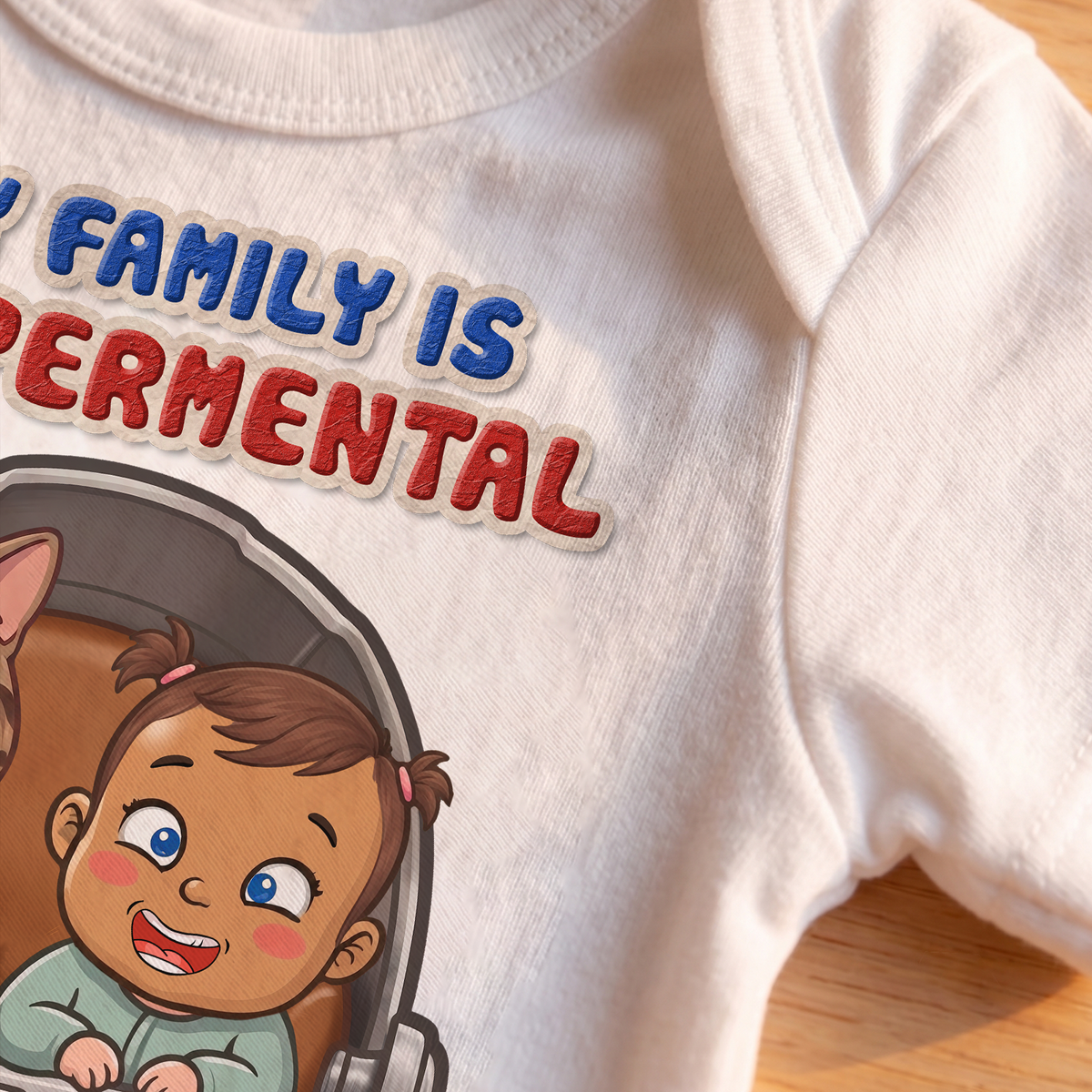 Personalized Baby Yoda Baby Bodysuit – Custom Baby & Pet Funny Family Outfit