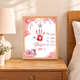 DIY Baby Handprint Keepsake – Custom Baby Name, Birth Details & Handprint Art Kit