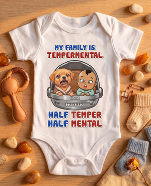Personalized Baby Yoda Baby Bodysuit – Custom Baby & Pet Funny Family Outfit