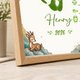 DIY Baby Handprint Keepsake – Custom Baby Name, Birth Details & Handprint Art Kit
