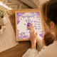DIY Baby Handprint Keepsake – Custom Baby Name, Birth Details & Handprint Art Kit