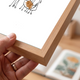 Personalized Baby & Pet Hair Keepsake Frame – Custom Family Portrait with Real Hair, Unique Nursery Gift for Family, Kids