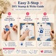 DIY Baby Handprint Keepsake – Custom Baby Name, Birth Details & Handprint Art Kit