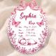Personalized Baby Announcement Sign – Custom Name, Birth Details & Nursery Keepsake
