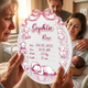 Personalized Baby Announcement Sign – Custom Name, Birth Details & Nursery Keepsake