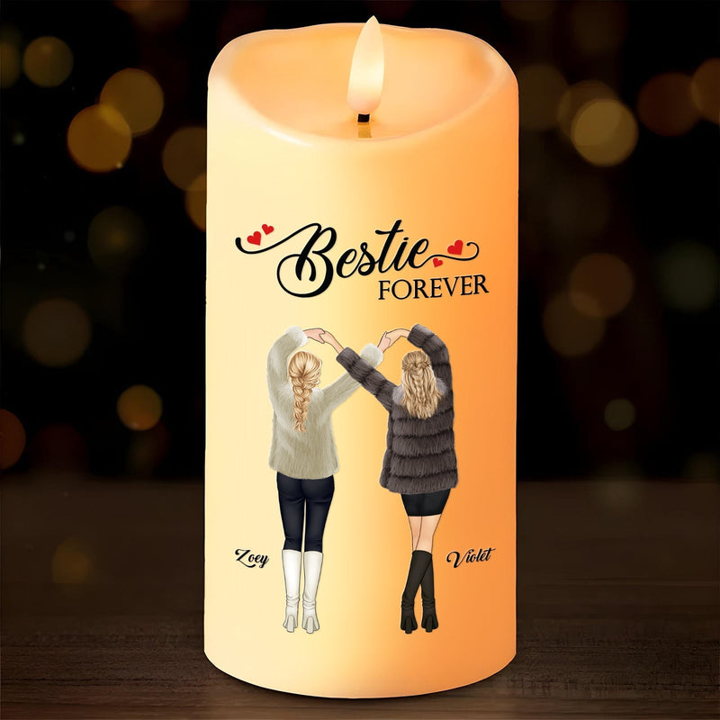Bestie - Bestie Forever - Personalized LED Candle