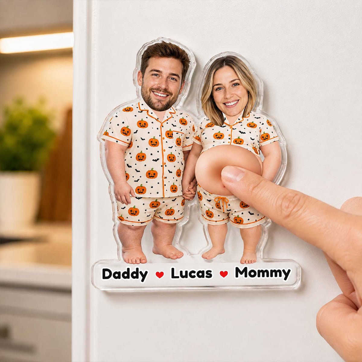 Personalized Pregnant Belly Squishy Toy, Baby Keepsake Gift for Mom & Dad