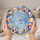Personalized Baby Milestone Clock – Custom Number, Baby Photos & Birth Details Keepsake