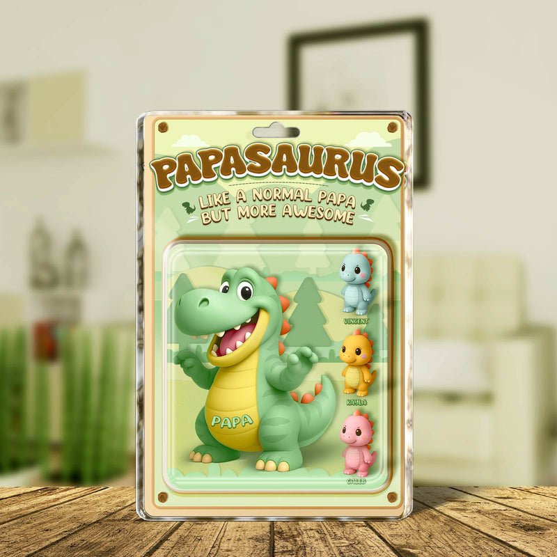Family - Grandpasaurus/Papasaurus - Personalized Acrylic Plaque