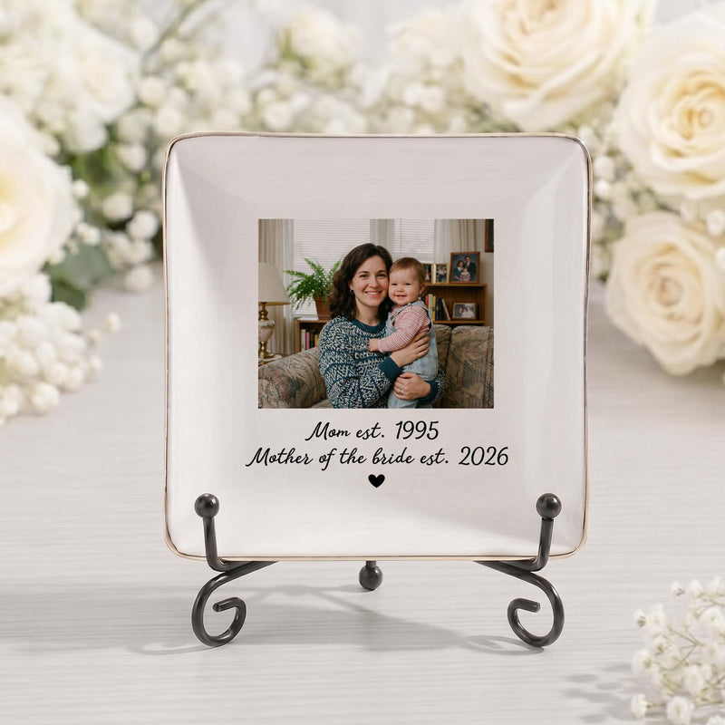 Personalized Photo Ring Dish – A Timeless Celebration of Love
