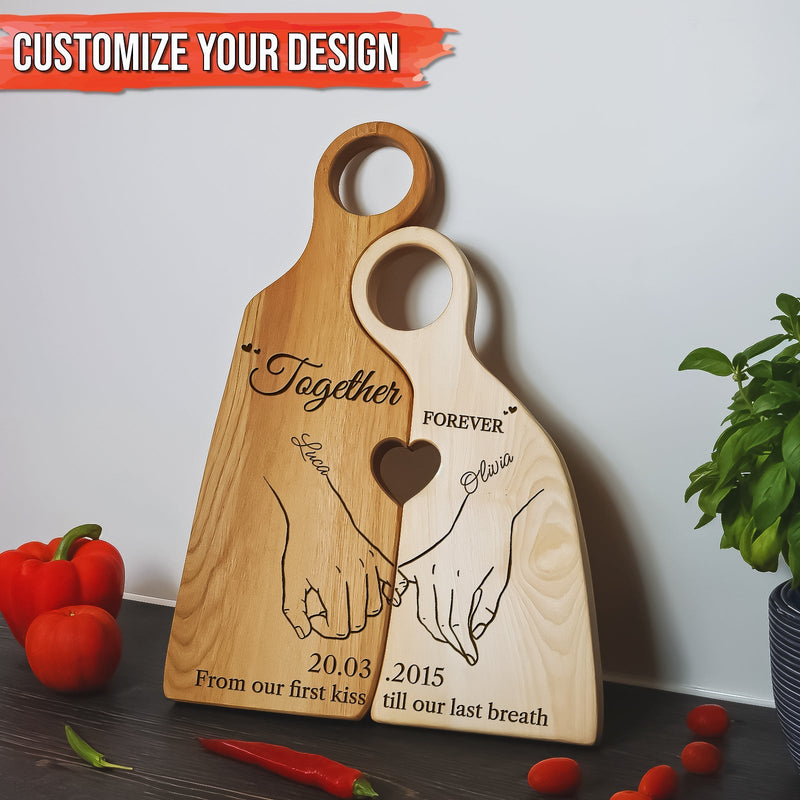 Couple - Together Forever - Personalized Cutting Board