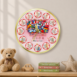 World Cup 2026 Baby Clock – Personalized First Year Milestone Keepsake, Soccer Baby Gift ⚽👶🕒