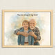 Personalized Wooden Light Up Photo Frame – In Memory of Grandpa, LED Frame