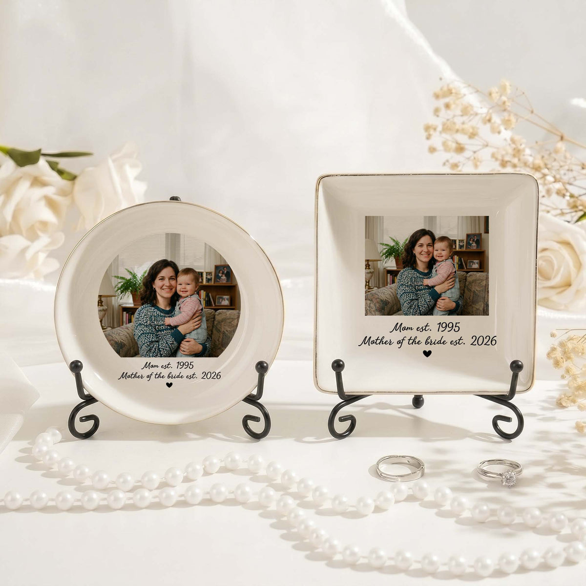 Personalized Photo Ring Dish – A Timeless Celebration of Love